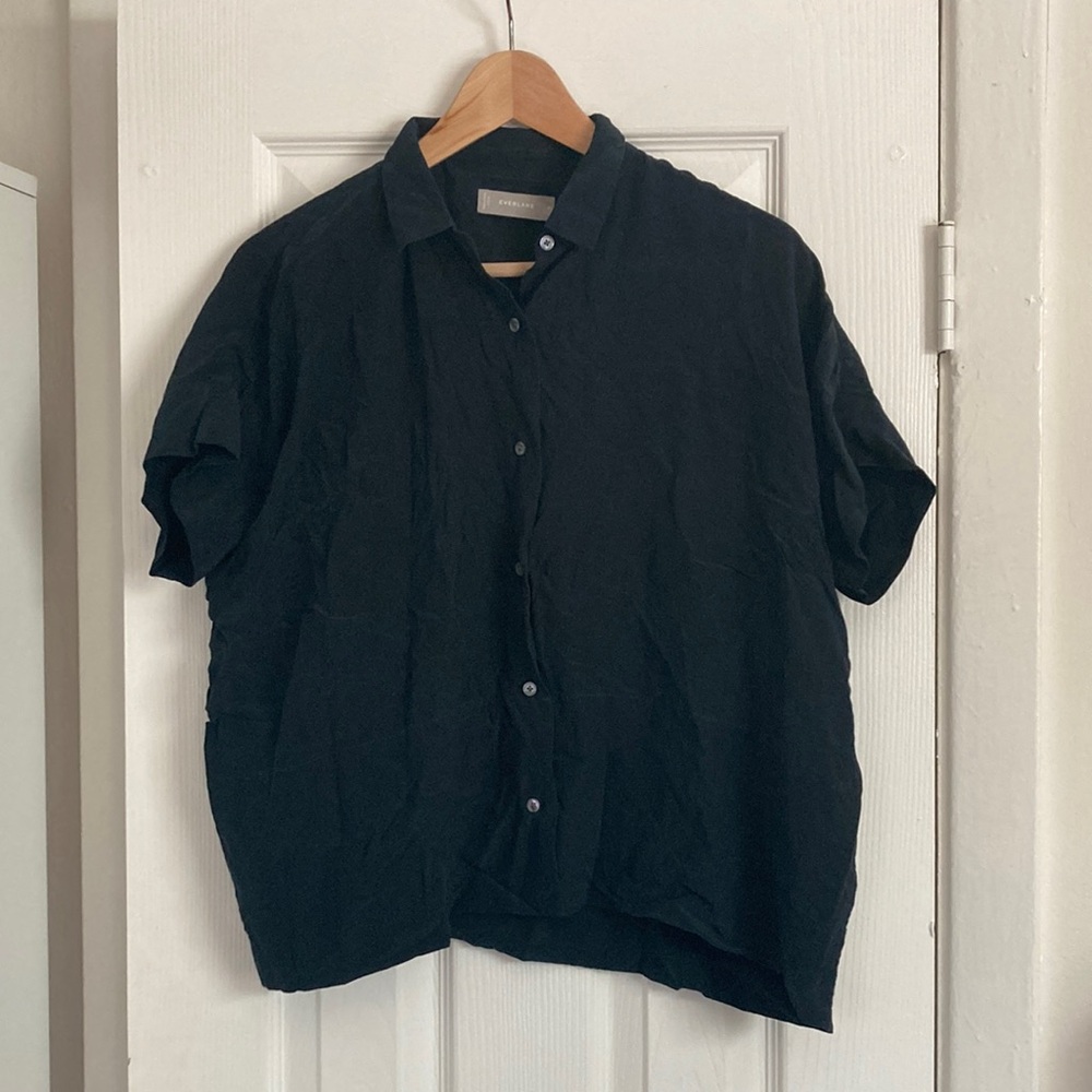 Everlane Black Short Sleeve Shirt